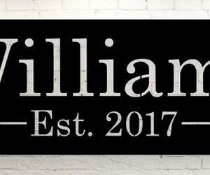 Personalized Metal Sign